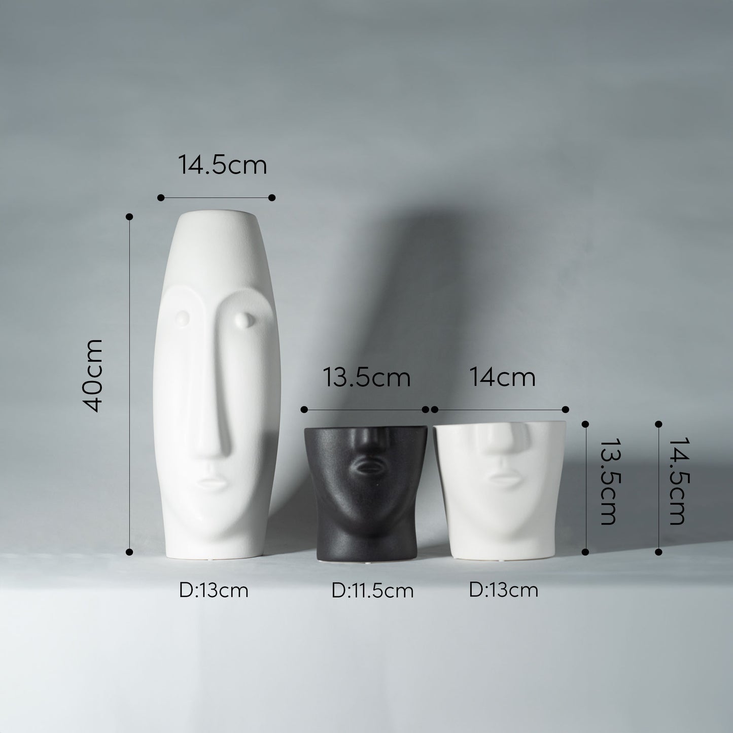 個性的 人モチーフ フラワーベース 「BAWA」 セラミック製 花瓶 鉢