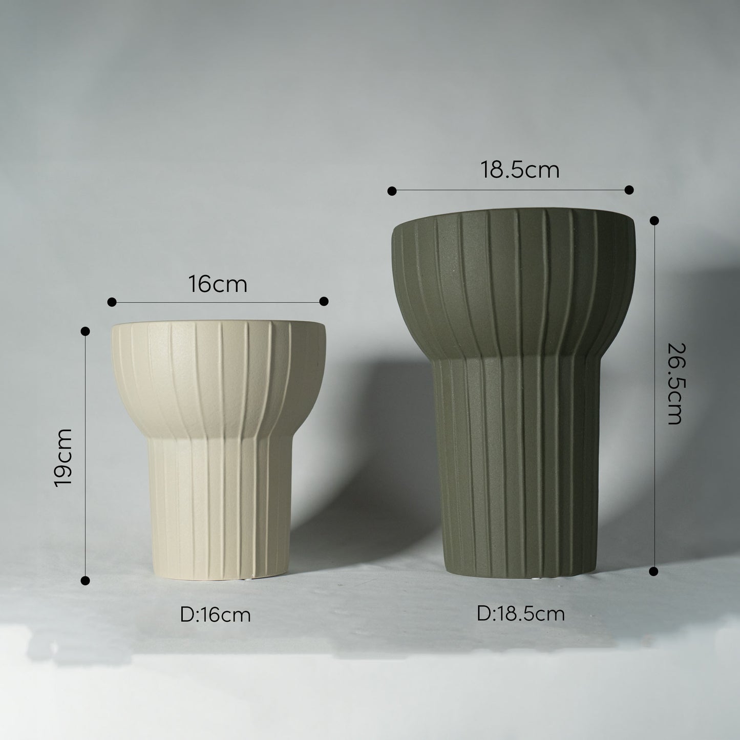 アースカラー フラワーポット 「BOWLD」 セラミック製 鉢 マット 花瓶