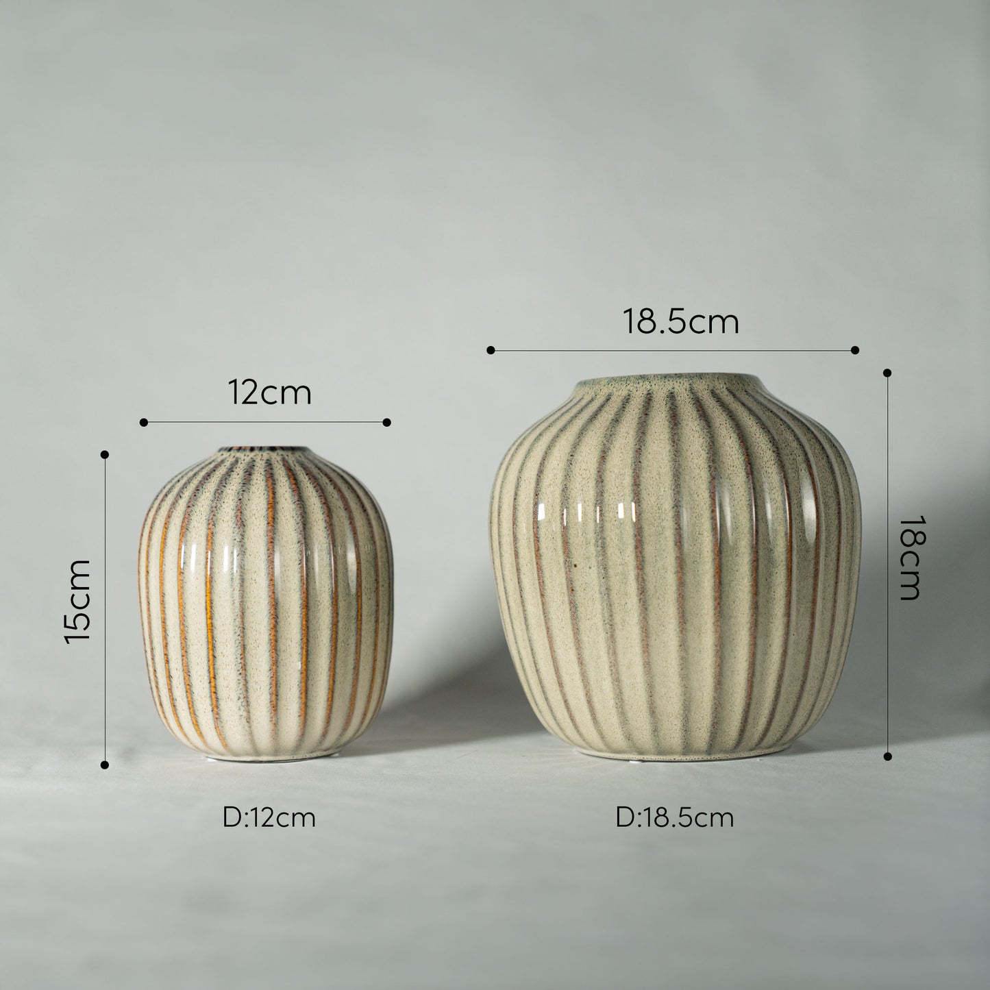 アンティーク調 フラワーベース 「CANDY VASE」 花瓶 セラミック製