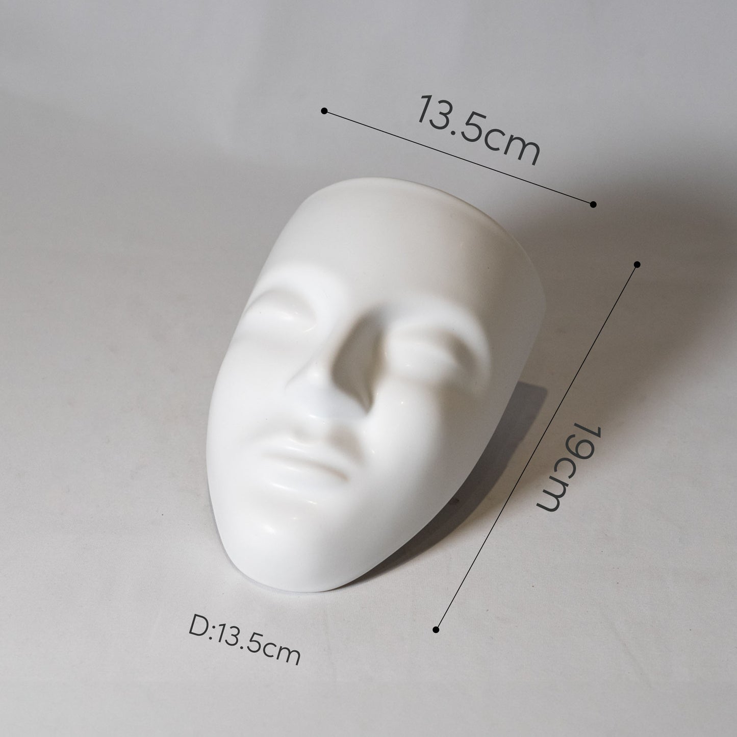 個性的 壁掛け フラワーポット「HALLOWEEN」 植木鉢 仮面 セラミック製