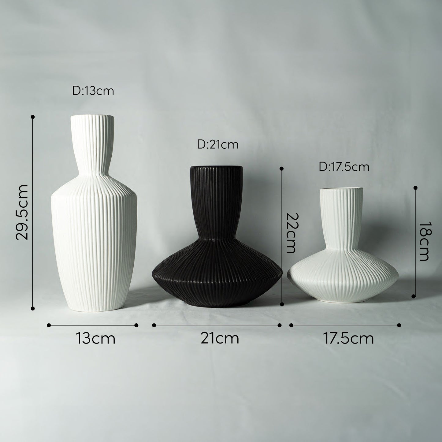 ノルディックスタイル フラワーベース「ROCK AND ROLL VASE」 花瓶 セラミック 北欧