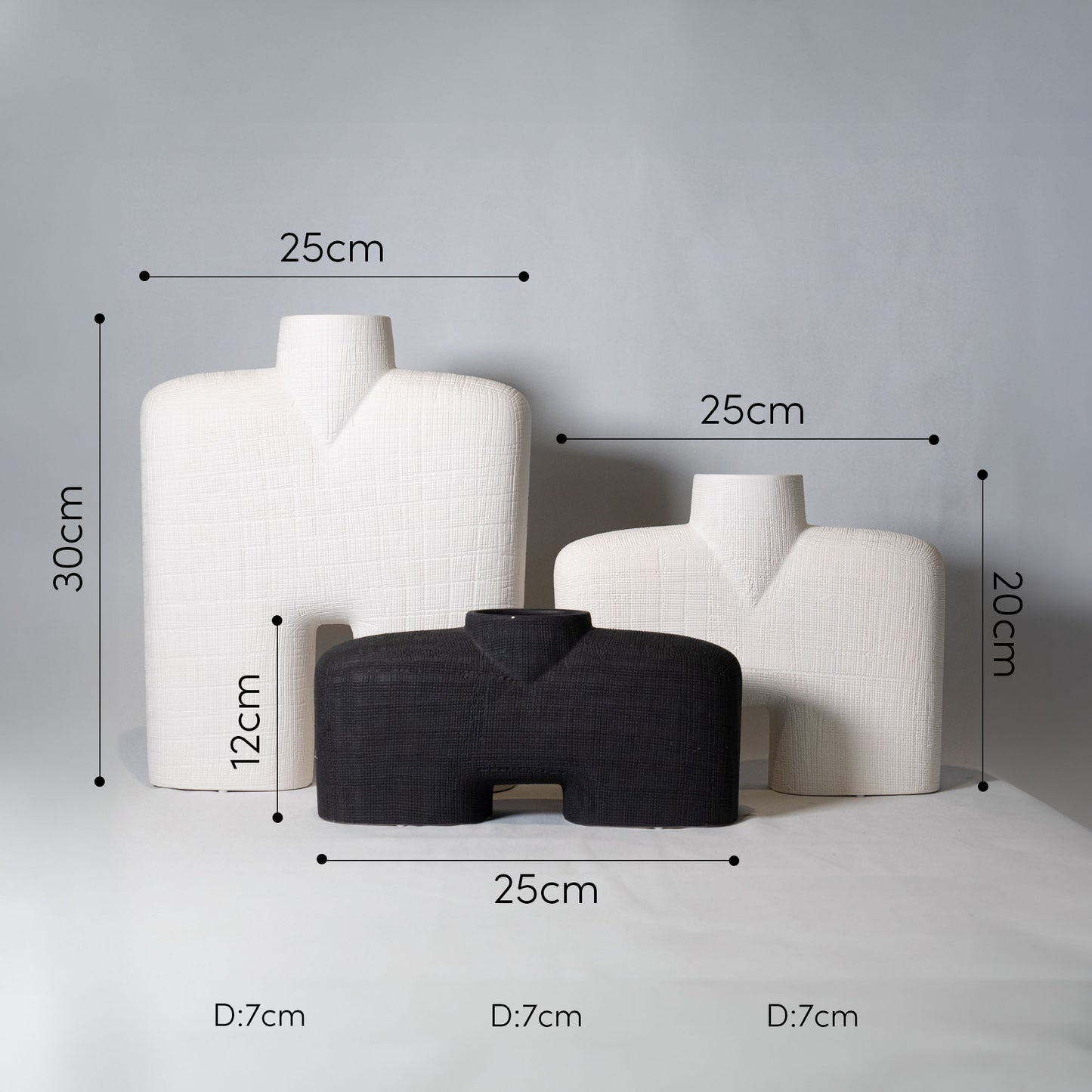 個性的 フラワーベース「SKYLER VASE」おしゃれ 花瓶 セラミック製 ミニマルデザイン