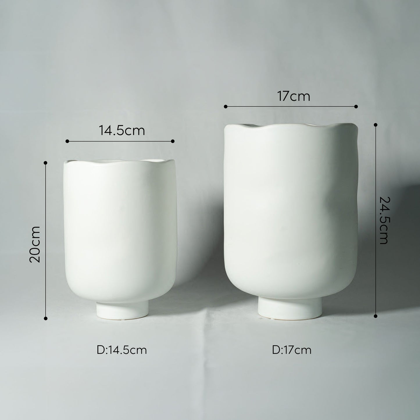 シンプルデザイン フラワーポット「TOKYO ORGANIC」 植木鉢 ミニマル セラミック製