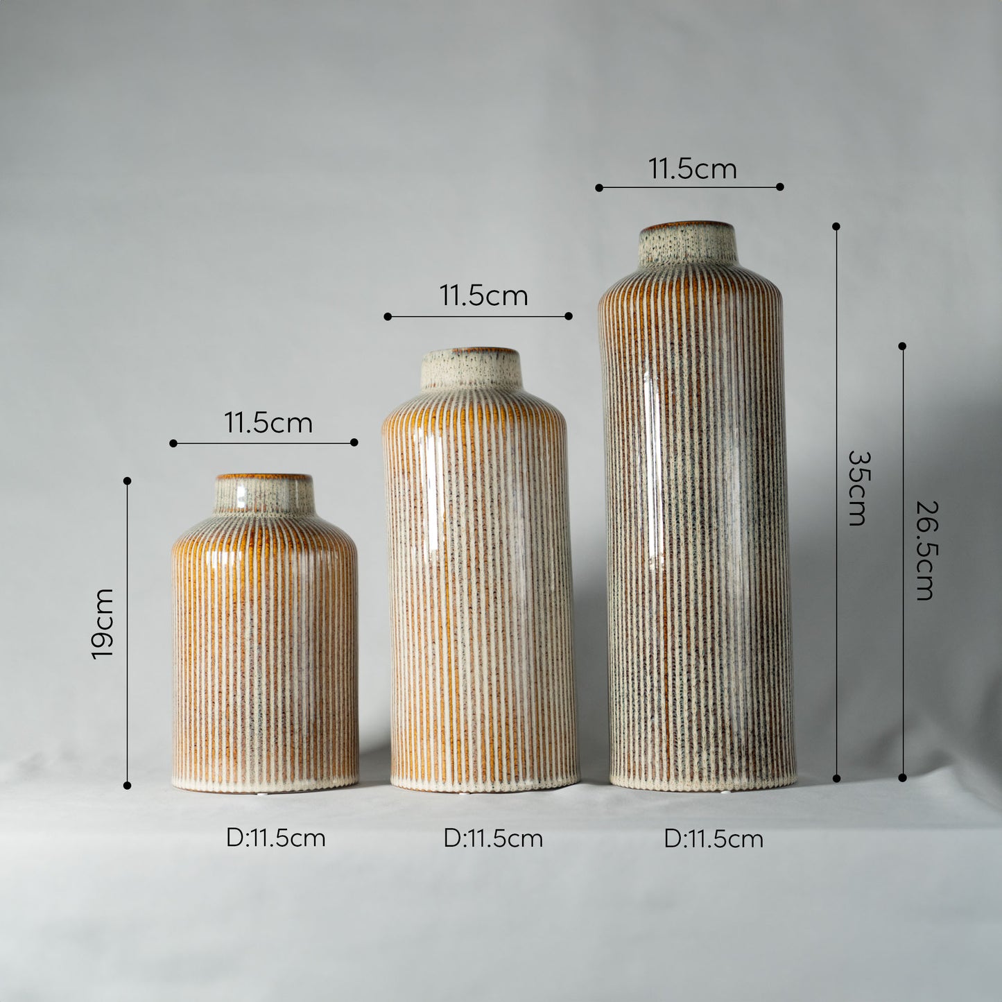 アンティーク調 フラワーベース 「TRAIL FAMILY」 セラミックス製 花瓶