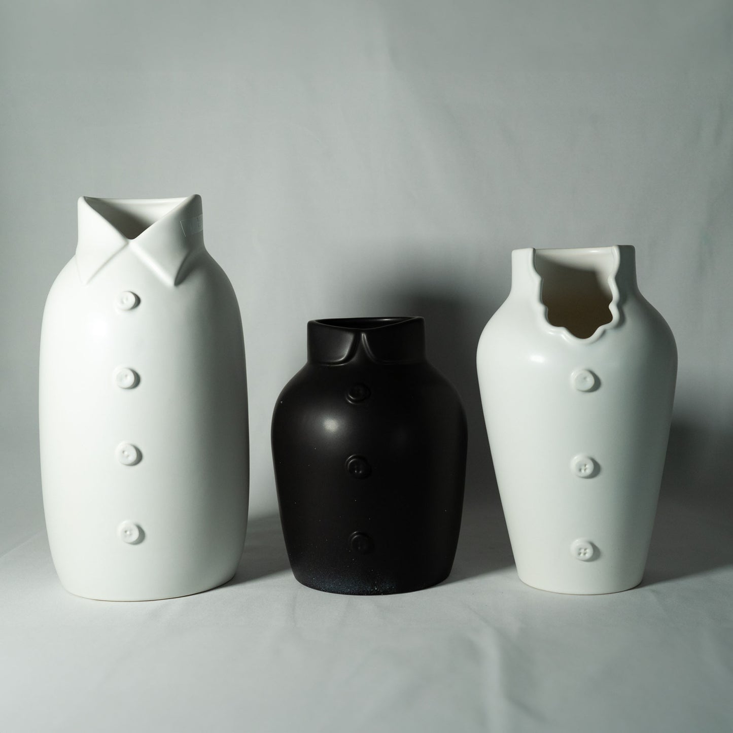 Unique flower vase "FASHION VASE" Stylish ceramic vase with minimalist design