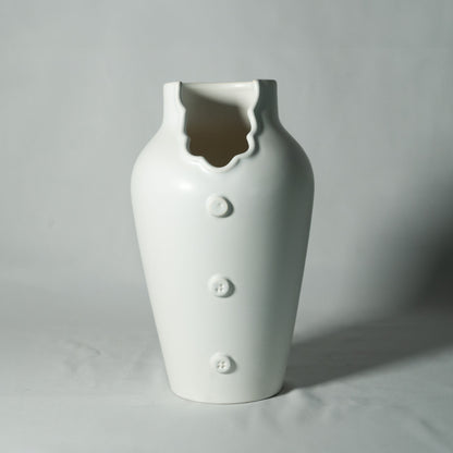 Unique flower vase "FASHION VASE" Stylish ceramic vase with minimalist design