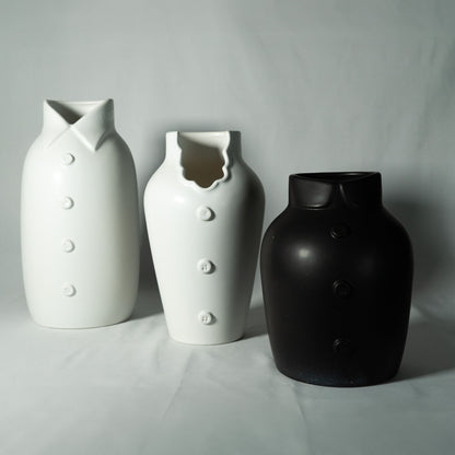 Unique flower vase "FASHION VASE" Stylish ceramic vase with minimalist design