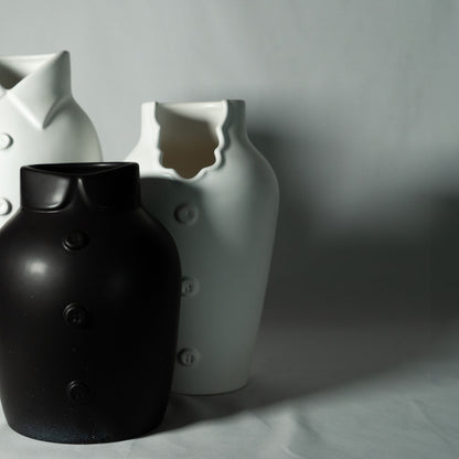 Unique flower vase "FASHION VASE" Stylish ceramic vase with minimalist design