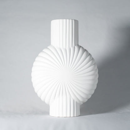 Monotone stylish flower vase "LAMBERT VASE" ceramic vase minimalist