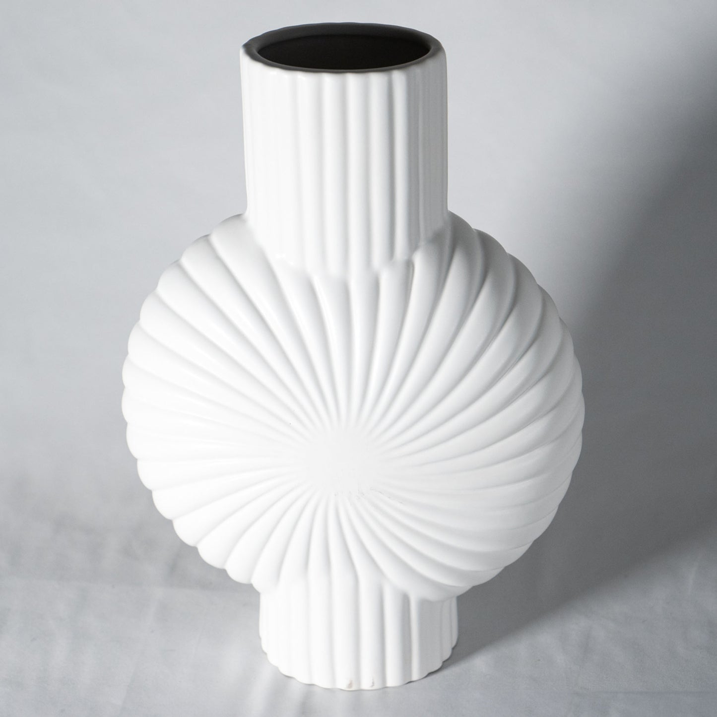 Monotone stylish flower vase "LAMBERT VASE" ceramic vase minimalist