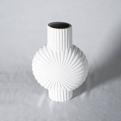 Monotone stylish flower vase "LAMBERT VASE" ceramic vase minimalist