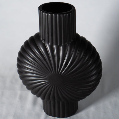 Monotone stylish flower vase "LAMBERT VASE" ceramic vase minimalist