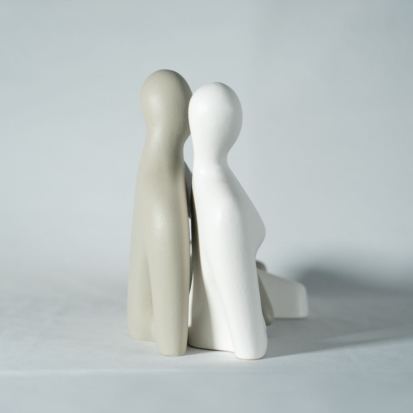 Couple motif "LYING COUPLE" Interior ceramic object figurine 